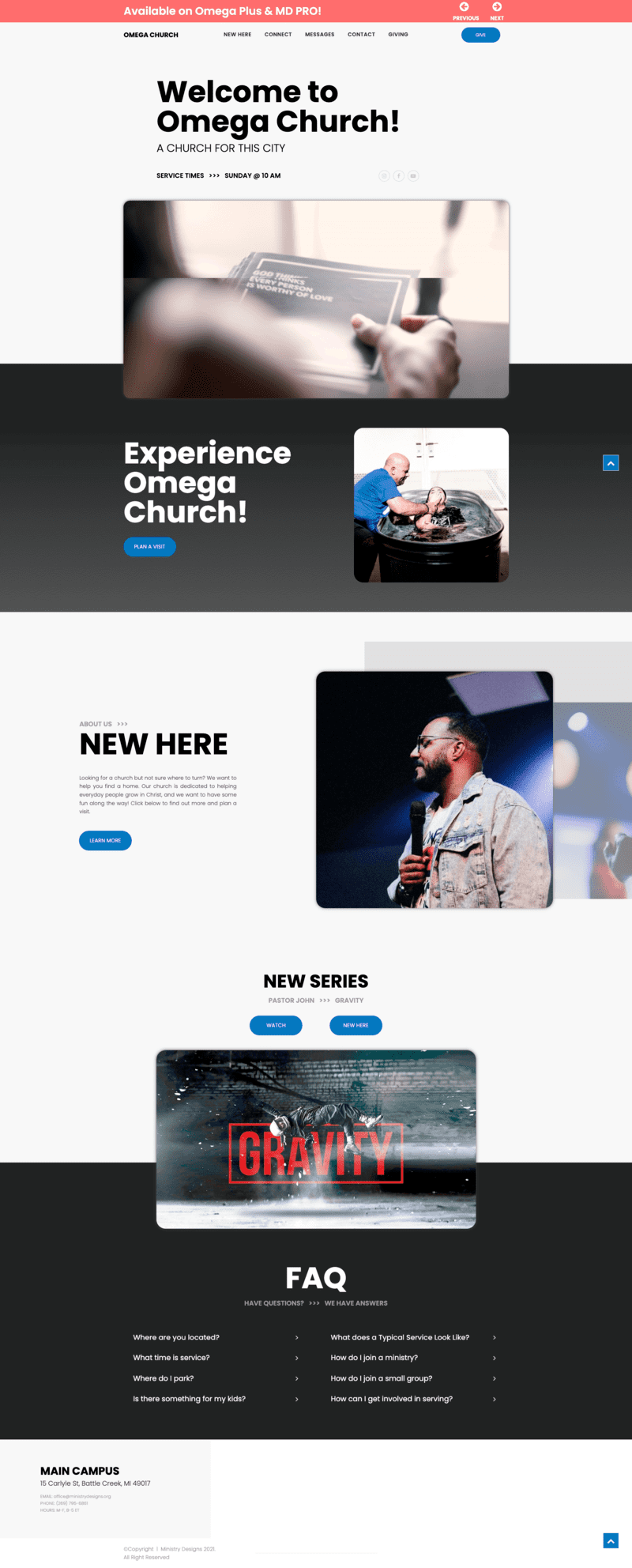 church website template 6